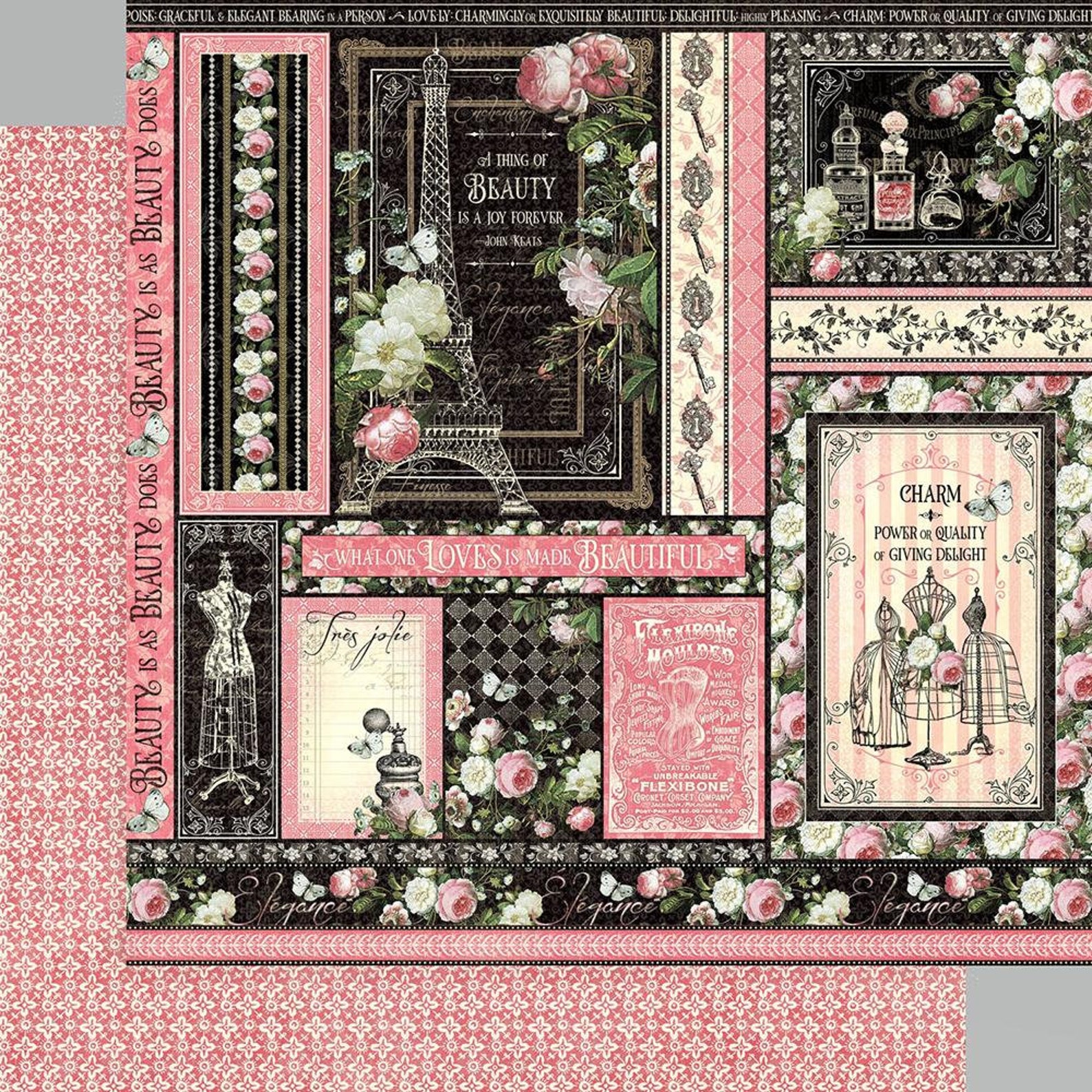 Graphic 45 Elegance 8x8 Collection Pack G4502194 Etsy