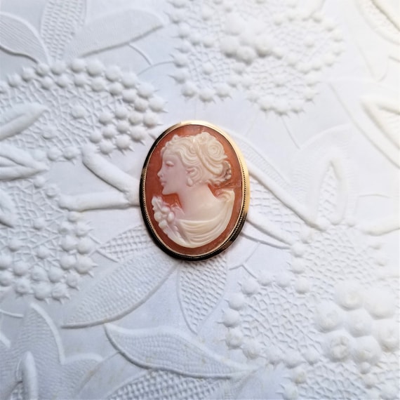 Vintage Cameo Pin/Pendant 1979 - image 1