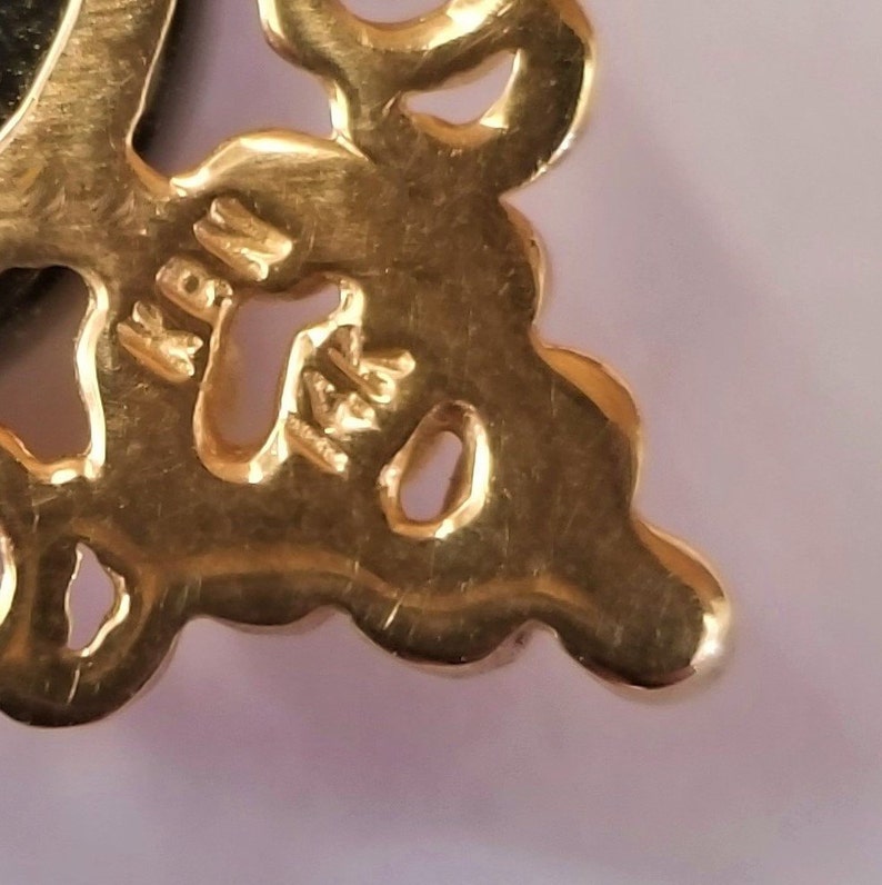 Equestrian Blue Agate 14K Cameo Pendant