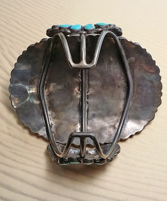 Large Turquoise Watch Cuff - image 4