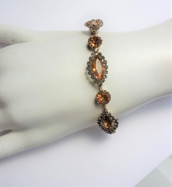 Weiss Amber Costume Bracelet - image 1