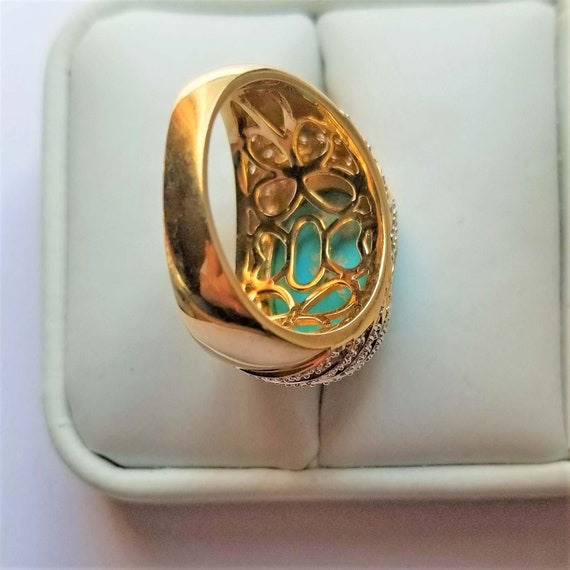 Estate Robins Egg Blue LeVian PersianTurquoise an… - image 8