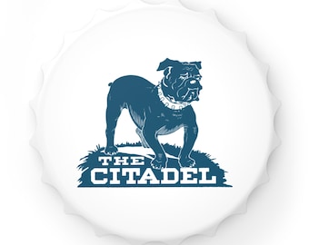 50's The Citadel Bulldog Bottle Opener