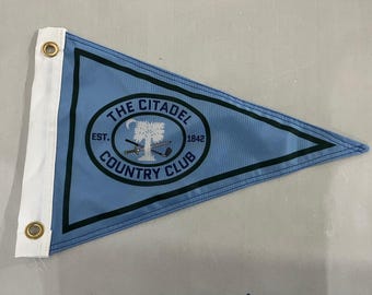 The Citadel Country Club Sailing Burgee Flag