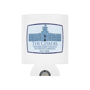 Weathered Citadel Sign Can Cooler