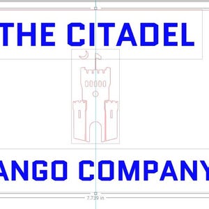 The Citadel Company Sticker