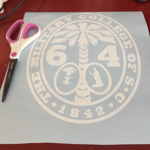 12&quot; Class Ring Vinyl Sticker