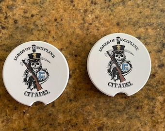 Citadel Lords of Discipline Soapstone Car Coaster