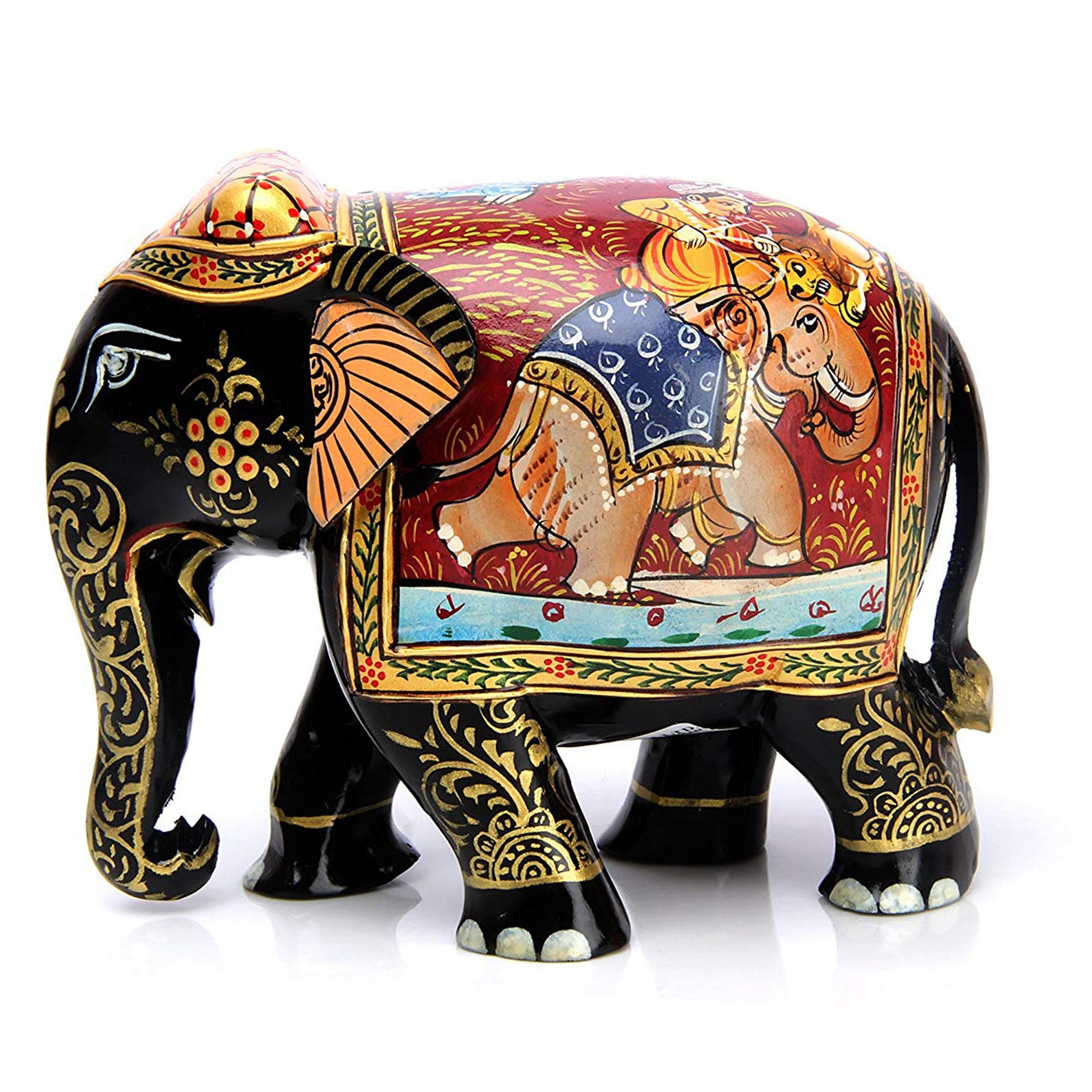 colourful elephant statue