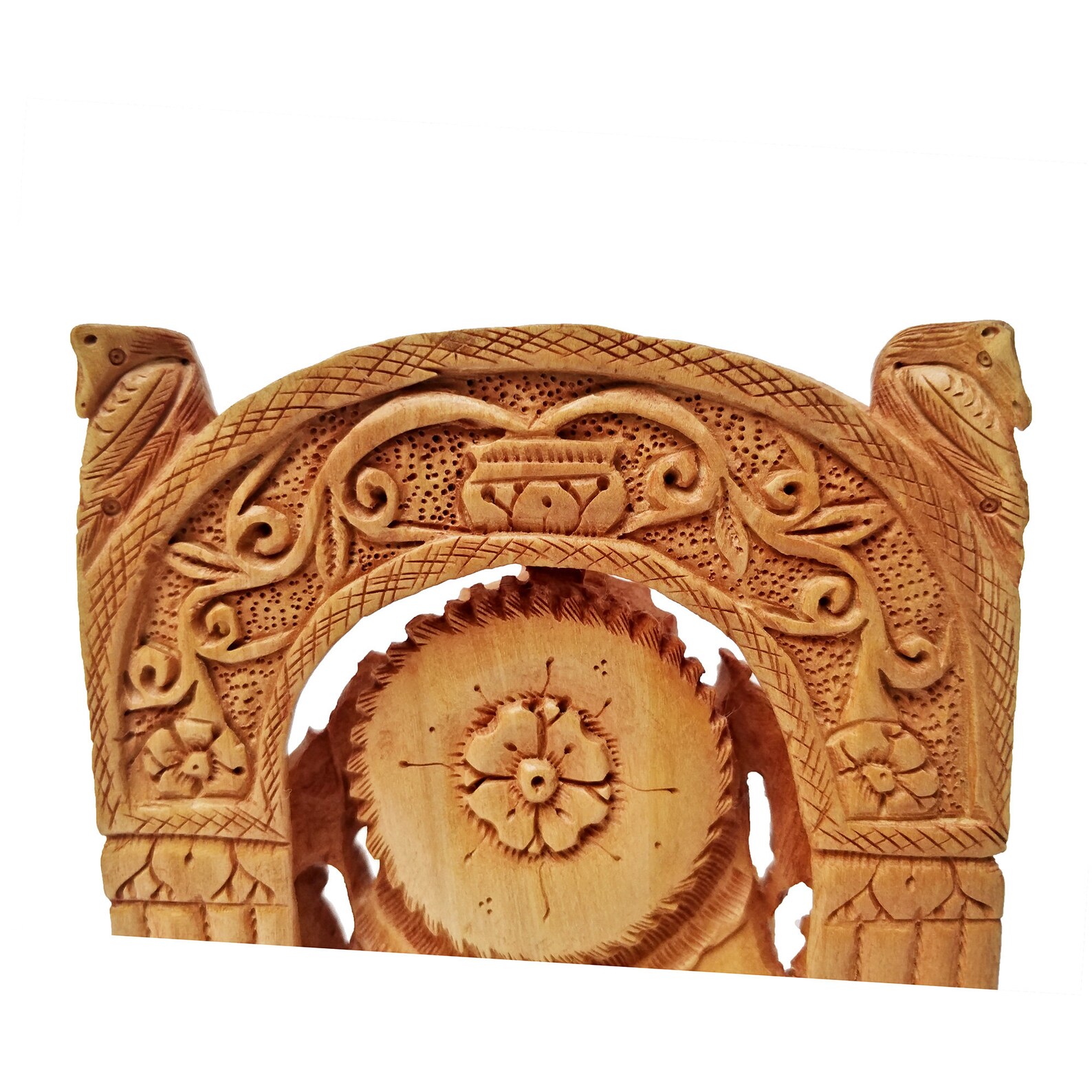 Wood Lord Ganesha Statue Hand Carved Elephant God Figurine for Etsy