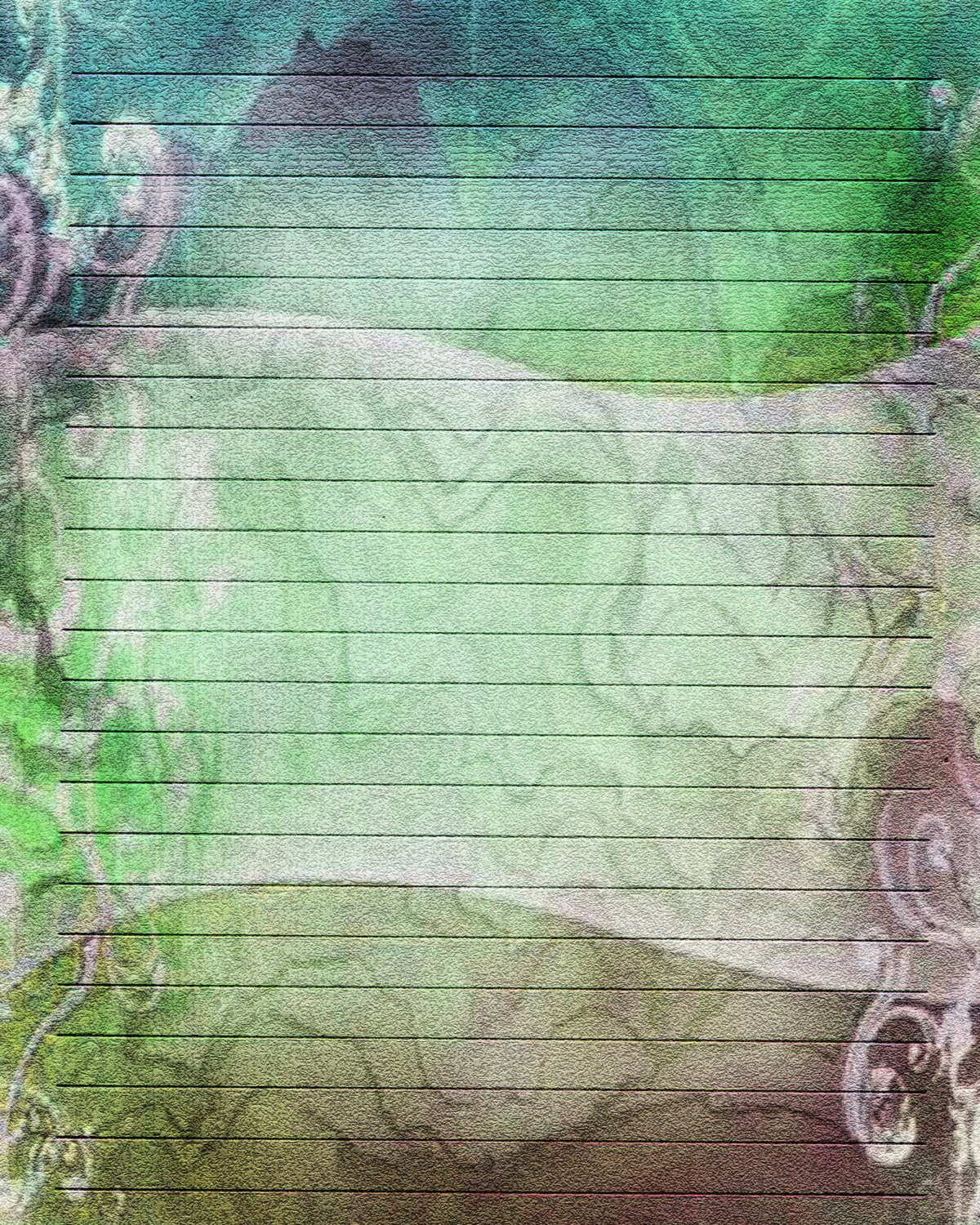 Printable Journal Page Colorful Digital Instant Download Etsy