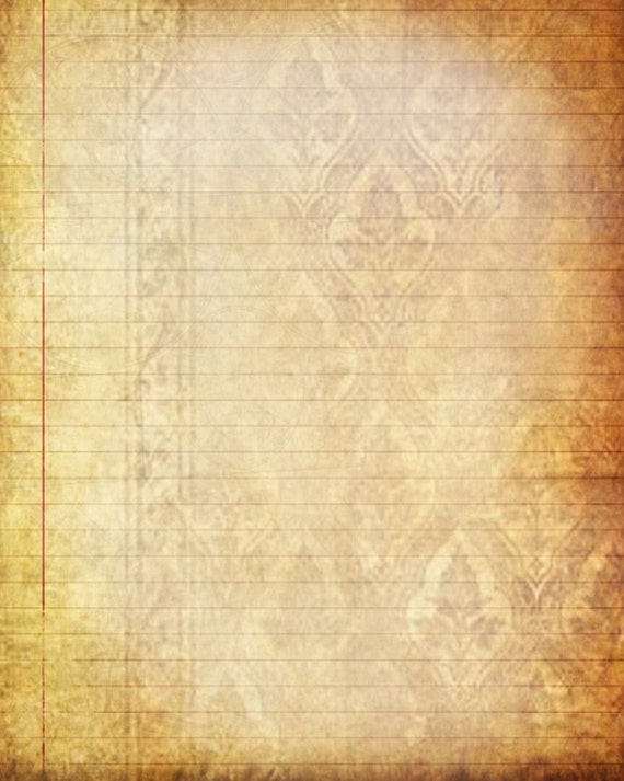 Printable Journal Page Victorian Vintage Lined Digital | Etsy