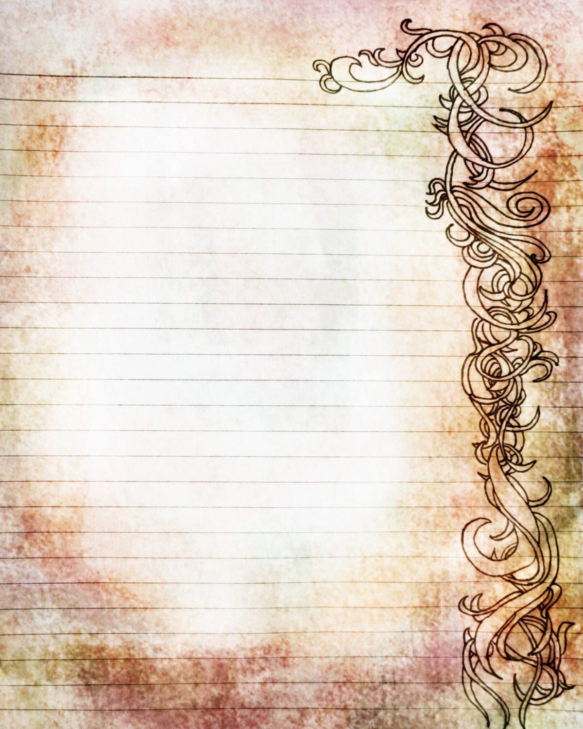 Vintage Stationery Paper Printable