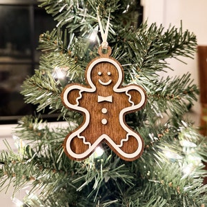 Gingerbread Man Ornament, Christmas Cookie Ornament, Cookies for Santa, Gingerbread Cookie Ornament, Fun Ornaments for Christmas Tree,