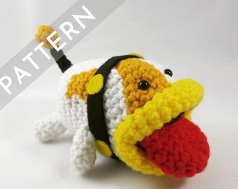 Poochy Amigurumi Crochet PATTERN- Yoshi's Woolly World