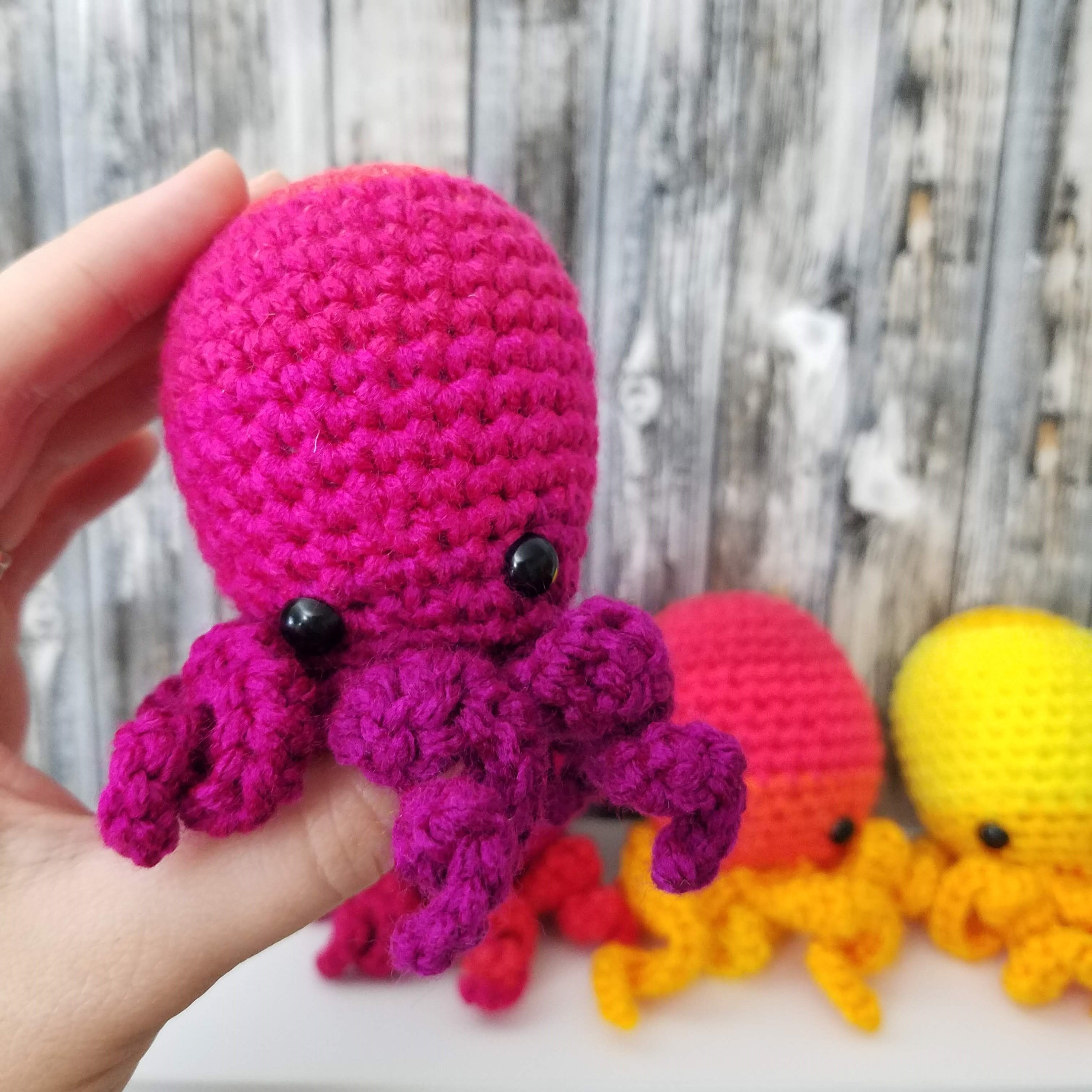 No Sew Octopus Amigurumi Crochet PATTERN Beginner Friendly Etsy
