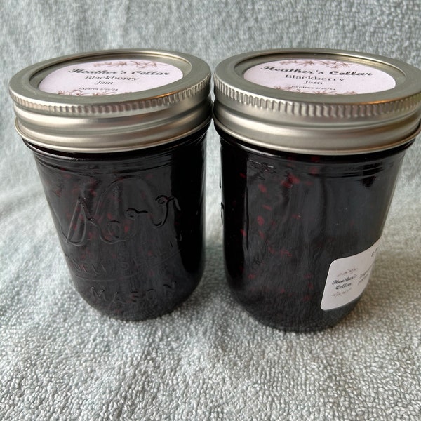 Blackberry Jam, Homemade Gift, Stocking Stuffer, Stocking Stuffer, Christmas Gift Gift, Sweets. 8oz