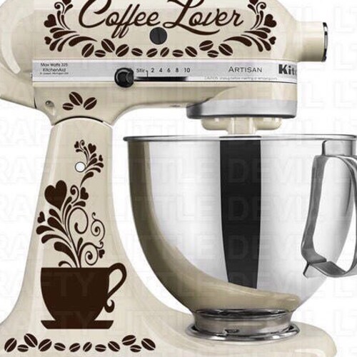 Stand Mixer Decal/kitchen Aid Decal/custom Vinyl Sticker Etsy