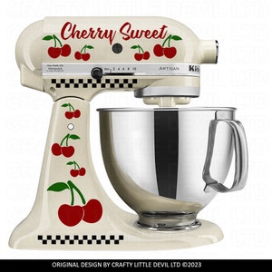 Cherry mixer decal image 2