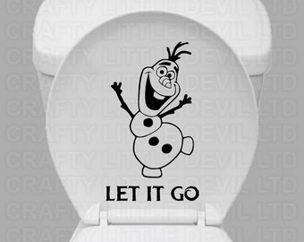 Olaf Toilet Decal