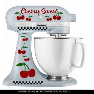 Cherry mixer decal image 3