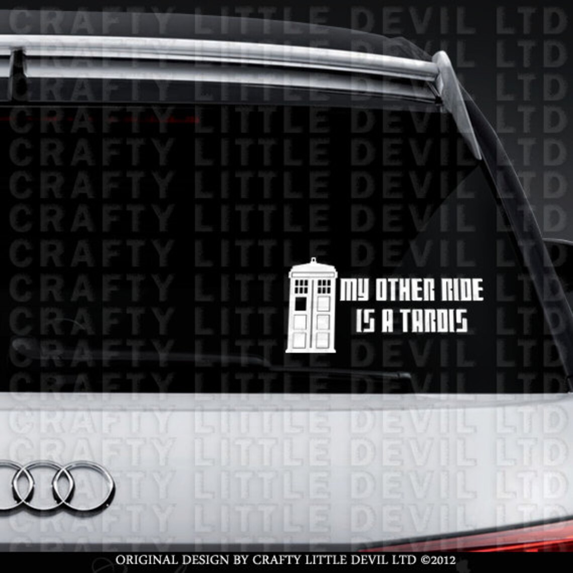 My Other Ride is a Tardis Decal - Etsy