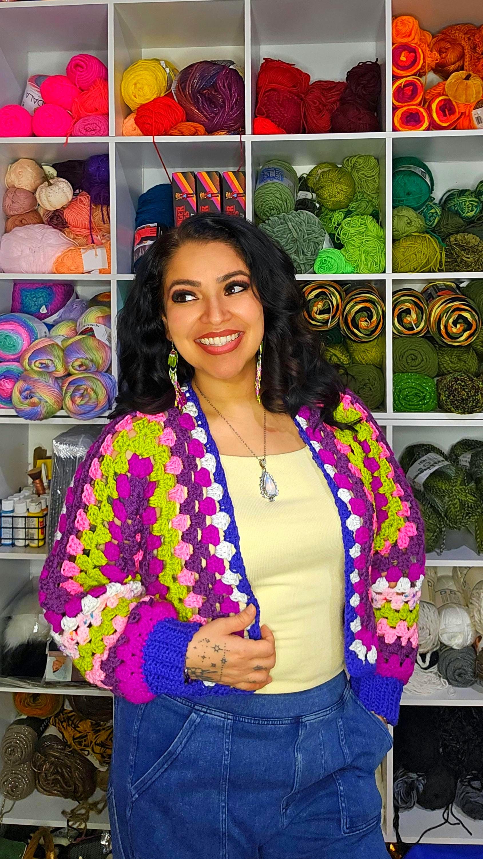 Spring Flowers Bolero Crochet Mini Jacket - Etsy