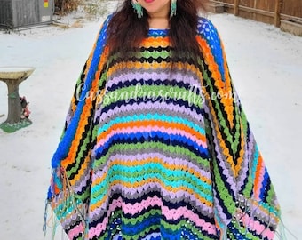 Made to Order Crochet Sophie Poncho Inspired by Mamma Mia 2 - Etsy