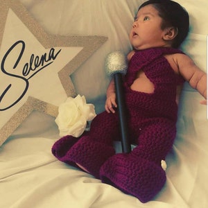 Crochet Selena Costume Outfit Inspired Costume Selena Quintanilla Completely Handmade to Order