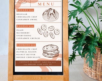 Bakery Menu