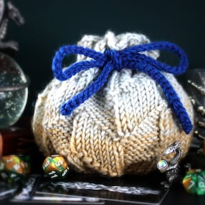Artificer - Large Cable Knit Dice Bag - Dungeons and Dragons
