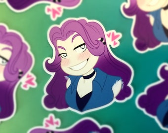 Abigail t'aime - Stardew Valley, SDV, EVJF Sticker