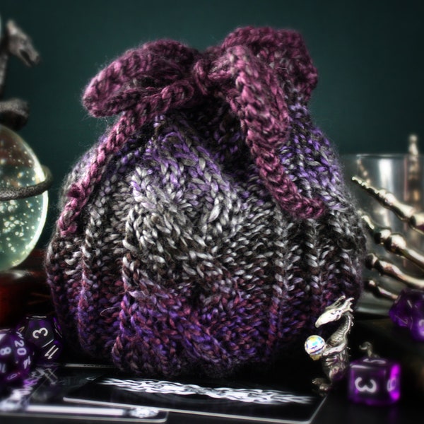 Rogue - Large Cable Knit Dice Bag - Dungeons and Dragons