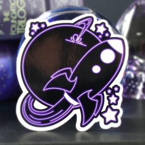 I'm Out Of Here - Vapor Wave Rocket Sticker, Weltraum, Astronomie, Astrologie, Neon