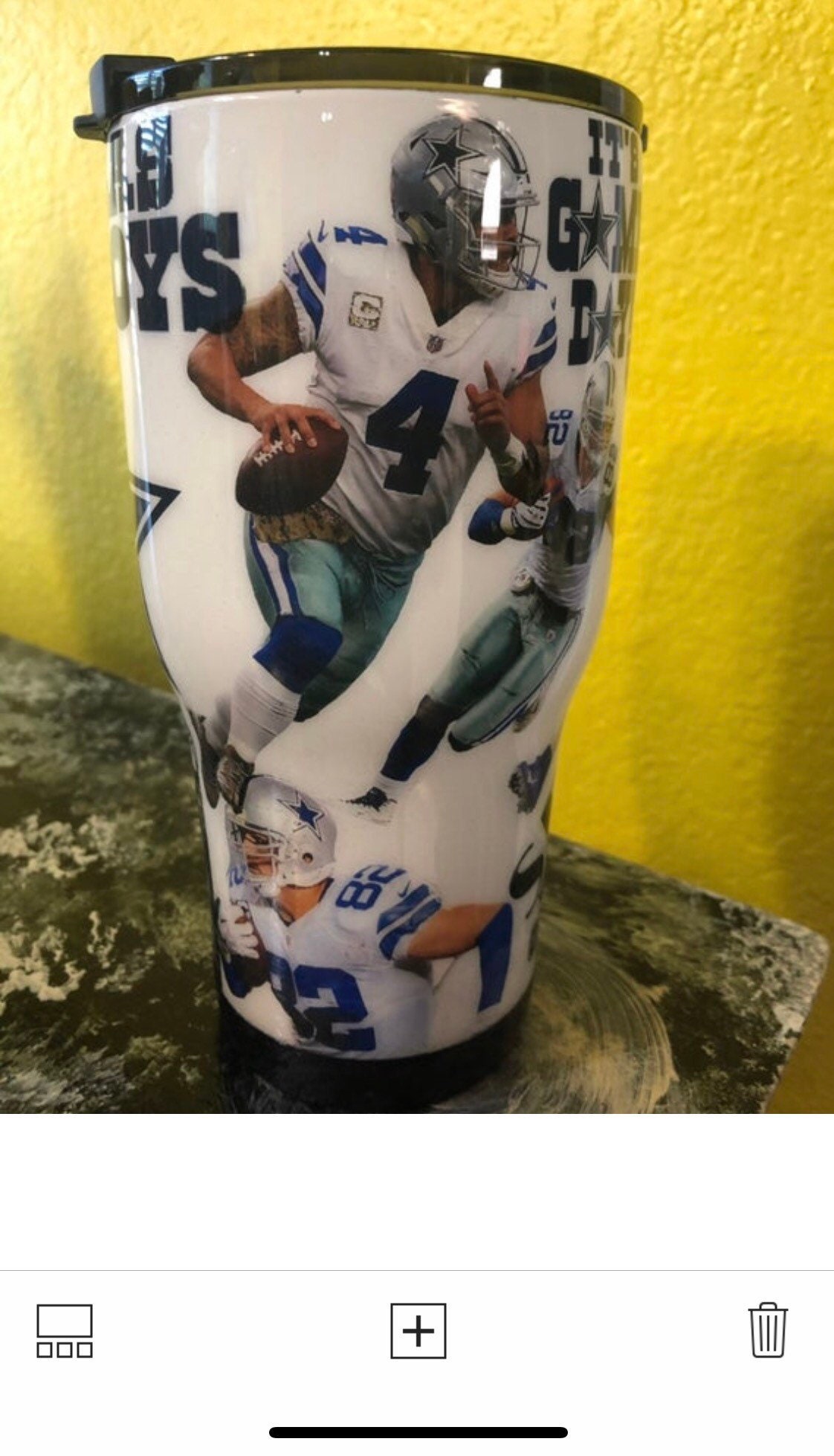 Dallas Cowboys 24 oz. Eagle Travel Tumbler - Sports Unlimited