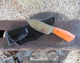 Every Day Carry - EDC -Hunter Orange G-10 Raised Clip Point