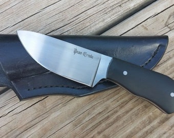 Every Day Carry - EDC - Black Paper Micarta Drop Point