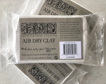 Iron Orchid Designs Air Dry Clay, 14.1 Ounces, IOD Air Dry Clay