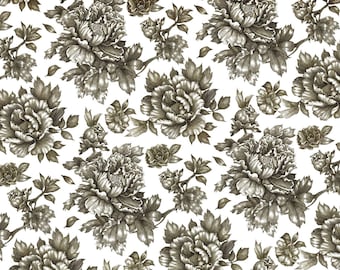 ROYCYCLED Decoupage Paper, Paintable Floral, 21" X 29" Decoupage Paper, 18 lb Tissue Paper, Decoupage/Small Projects/Furniture