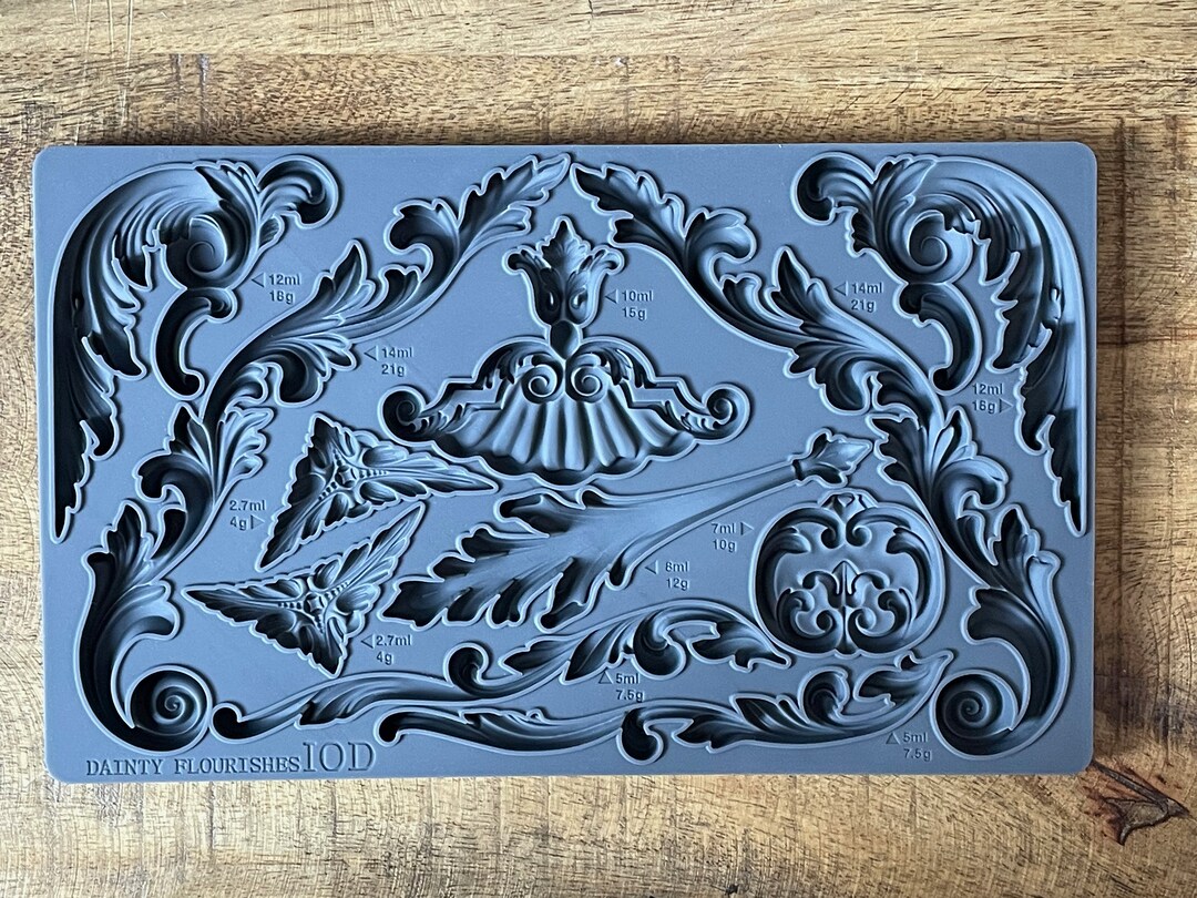 Iron Orchid Designs Dainty Flourishes 6X10 Décor Mould™, IOD Dainty ...