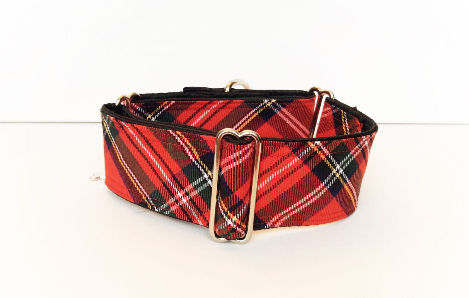 Royal Stewart collar (dog collar, greyhound martingale, fall scarf pl…