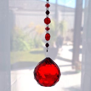 Colorful Crystal Prism Choose Your Color With Gorgeous Glass Beads Fun Gift Sun Catcher Made to Order Outdoor Patio Decor Window Art