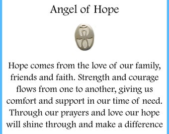 Angel of Hope Pin: Sterling Silver Inspirational Jewelry