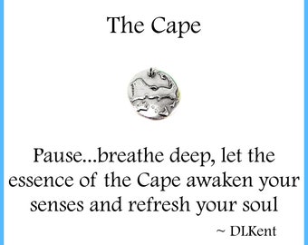 Fine Silver Cape Cod Charm, Inspirational Dragonfly Spiral Jewelry