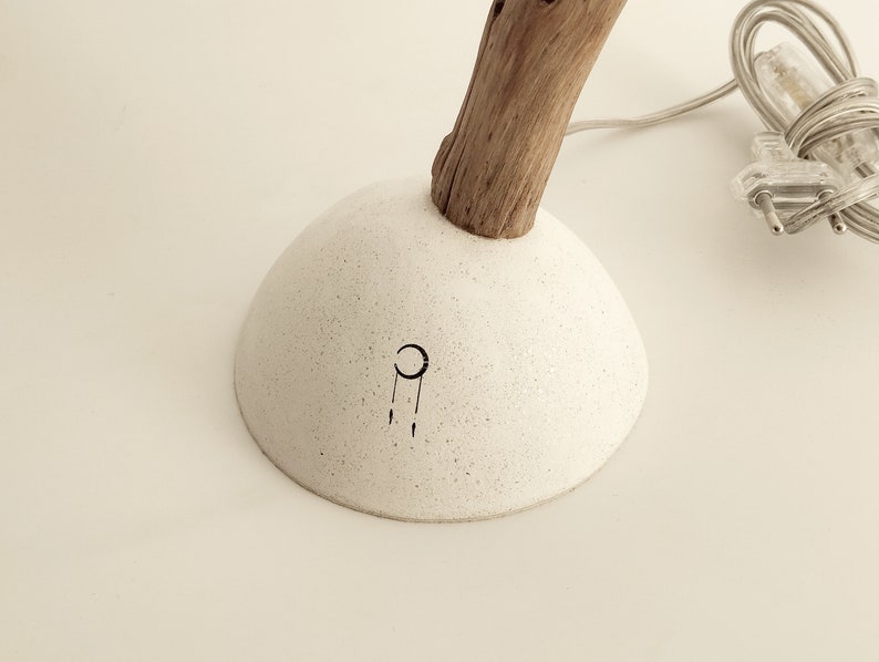 SPIR table lamp in wood and white Chinese paper WENZHOU. image 6