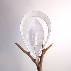 Wooden lamp, white VIBRIS, WENZHOU china paper. image 4