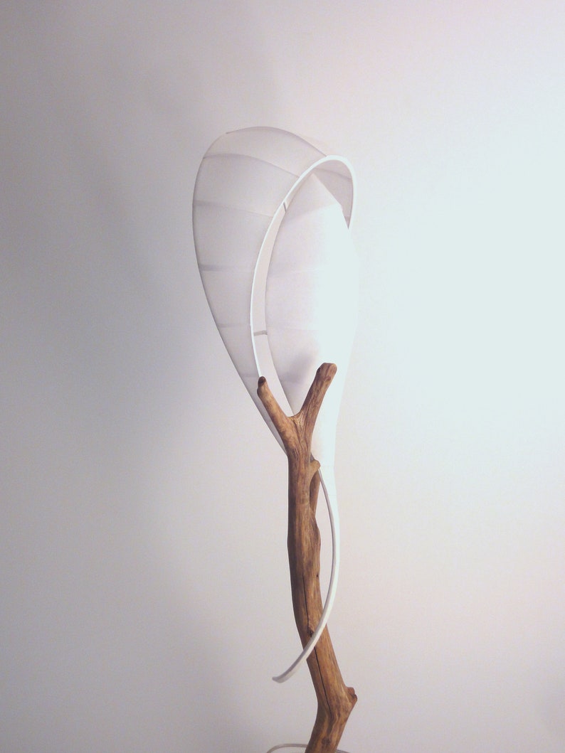 Wooden lamp, white VIBRIS, WENZHOU china paper. image 2