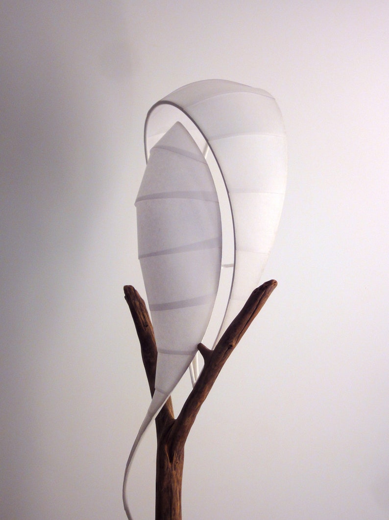 Wooden lamp, white VIBRIS, WENZHOU china paper. image 3