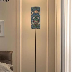 Floor Lamp Modern Standing Lamp (Made in USA) Strawberry Thief