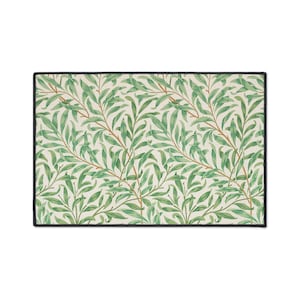 Willow Boughs Floor Mat: William Morris Arts & Crafts Rug